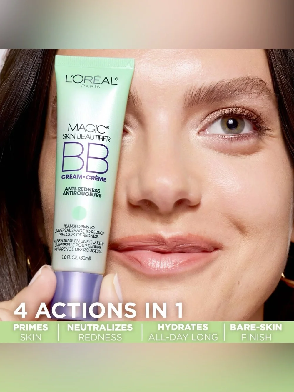 L'Oreal Magic Skin Beautifier BB Cream - Anti-Redness, NEW